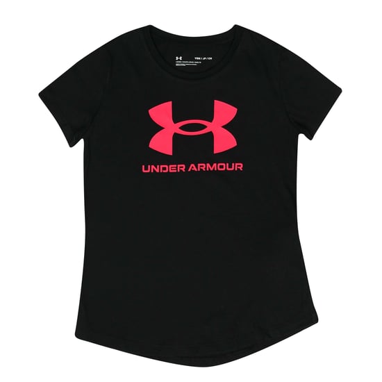 Girl's Under Armour UA Sportstyle Graphic T-Shirt in Black