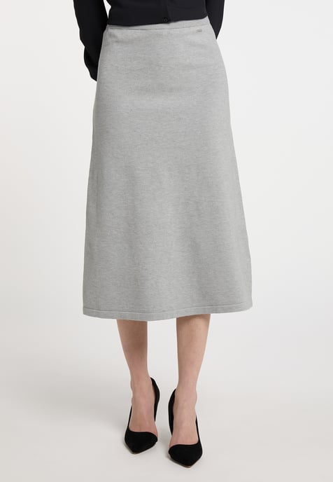 Dreimaster Skirt women Grey melange - Image 2