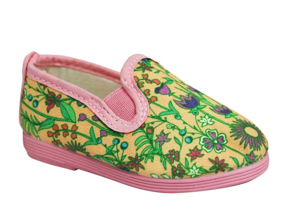 Flossy Style Denia Kids Pink/Green Plimsolls