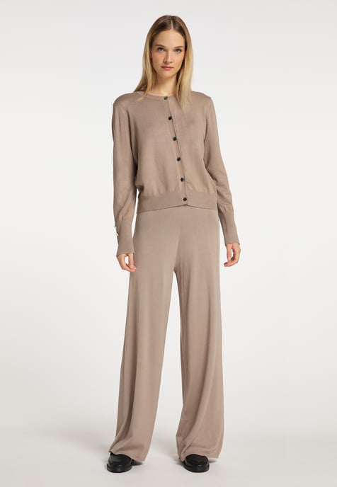 Dreimaster Vest Dames taupe - Image 2