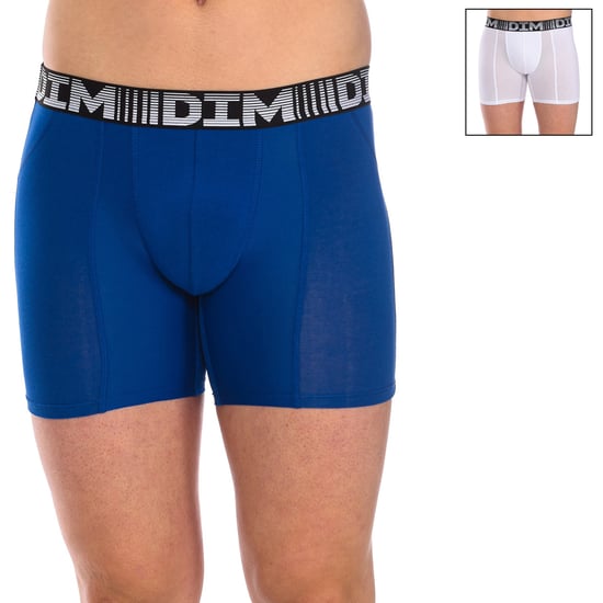 Pack-2 Men's 3D Flex Air Cotton Long Boxers D01N2