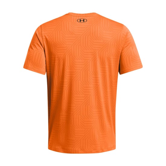 Men's Under Armour Tech Vent Geotessa Short Sleeve T-Shirt in Orange
