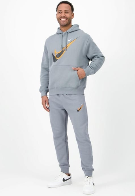 Nike Standard Issue Moto Overhead Tracksuit in Grey - Image 1