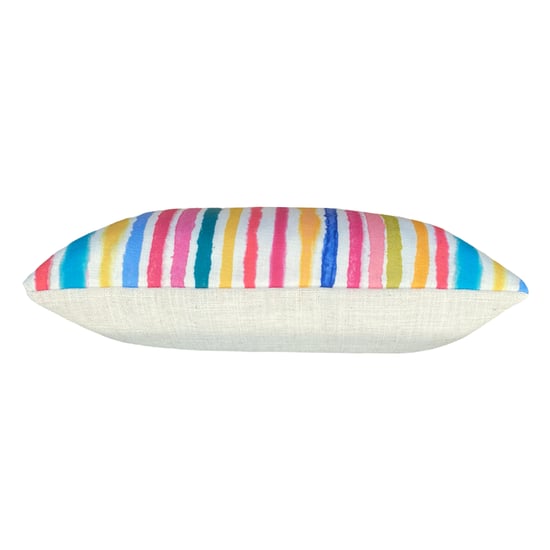 Evans Lichfield Aquarelle Stripe Abstract Cushion Cover - Image 3