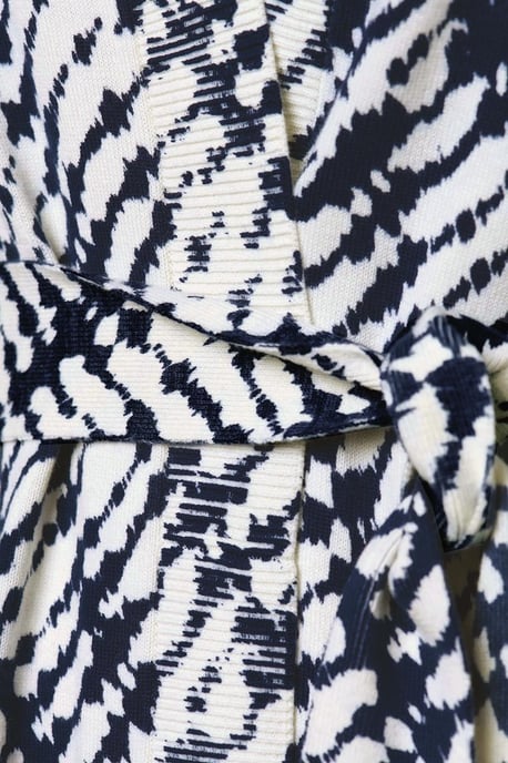 Flea Cardigan Navy / Wit - Image 5