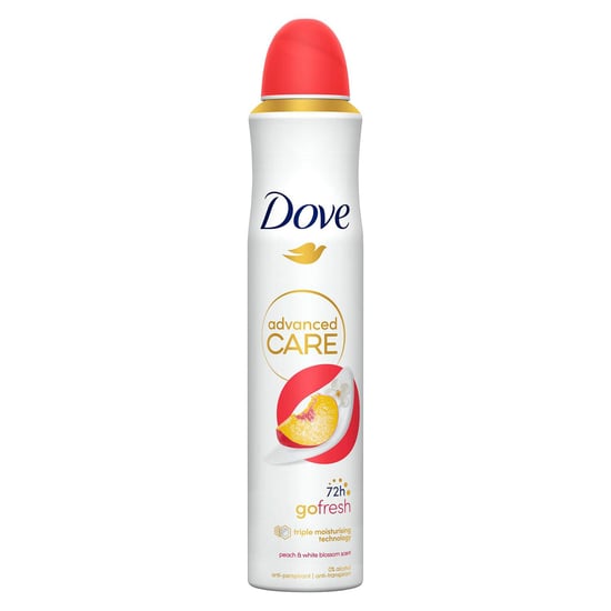 Dove Advanced Care Go Fresh AntiPerspirant Spray Peach & White Blossom, 3x200ml