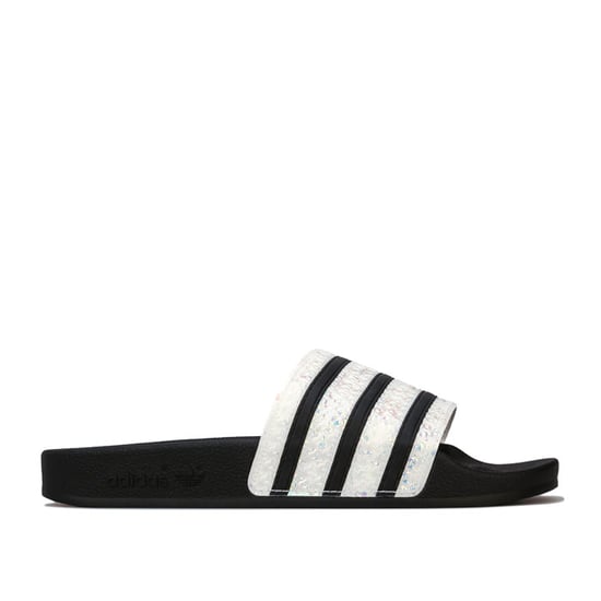 Women's adidas Originals Adilette Slide Sandals in Black - Image 2