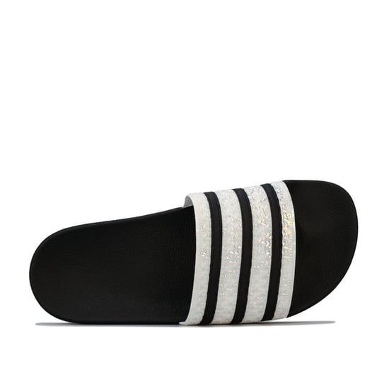 Women's adidas Originals Adilette Slide Sandals in Black - Image 6