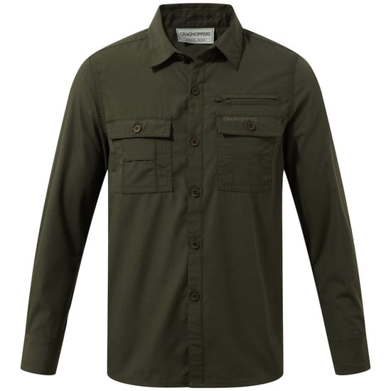 Craghoppers Boys Adventure Trek Durable Long Sleeved Shirt