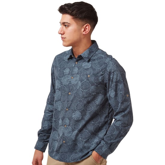 Craghoppers Mens NosiLife Lester Wicking Long Sleeve Shirt