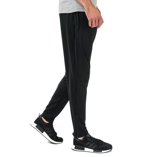 Men's Reebok Stacked Logo Trackster Pants in Black - Image 4