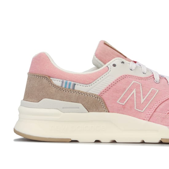 Women's New Balance 997 Trainers in Pink - Image 6