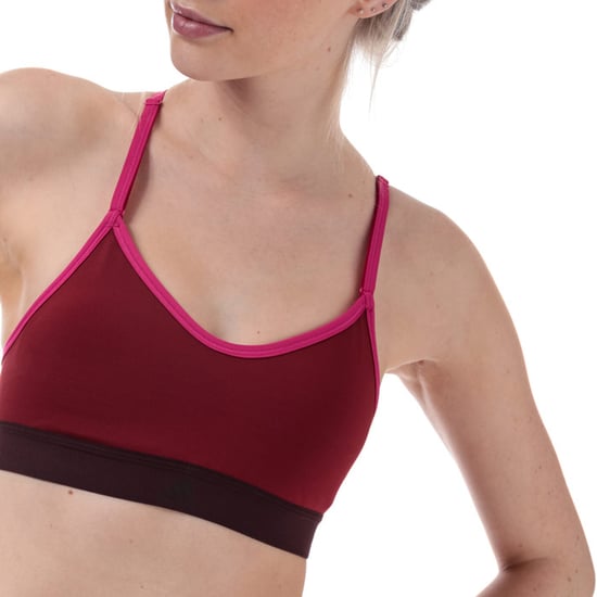 Women's adidas All Me Bra in Burgundy - Image 5