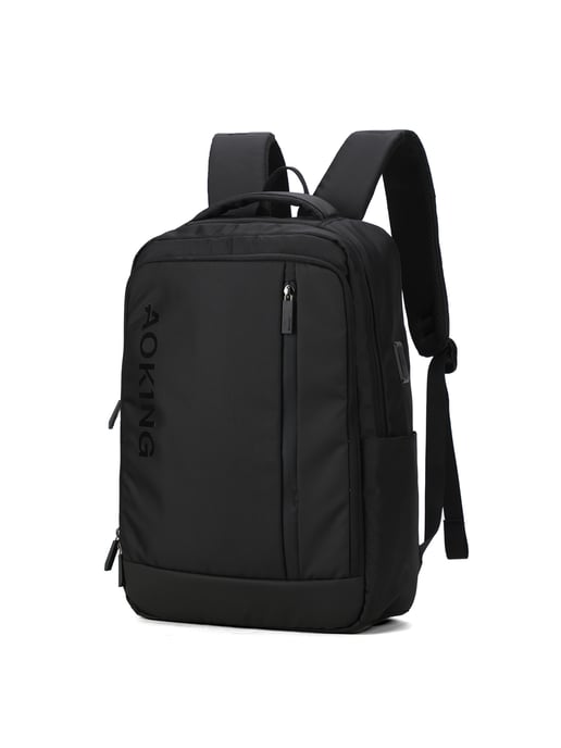 Aoking Backpack Unisex BLACK - Image 2