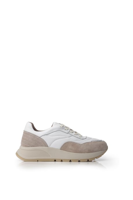 'Sh Adaggio' White Leather