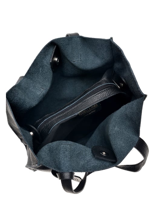 Isabella Rhea SS22 IR 1271 Black Leather Bag - Image 4