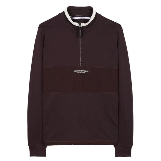 Weekend Offender Lusaka Mens Dark Chocolate Sweater