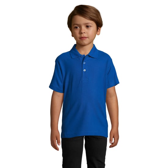 SOLS Kids Unisex Summer II Pique Polo Shirt (Royal Blue)