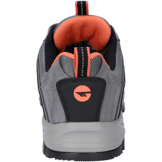 Hi-Tec Auckland Lite Leren Wandelschoenen Voor Dames In Staal/Koraal/Cool Grijs - Image 2