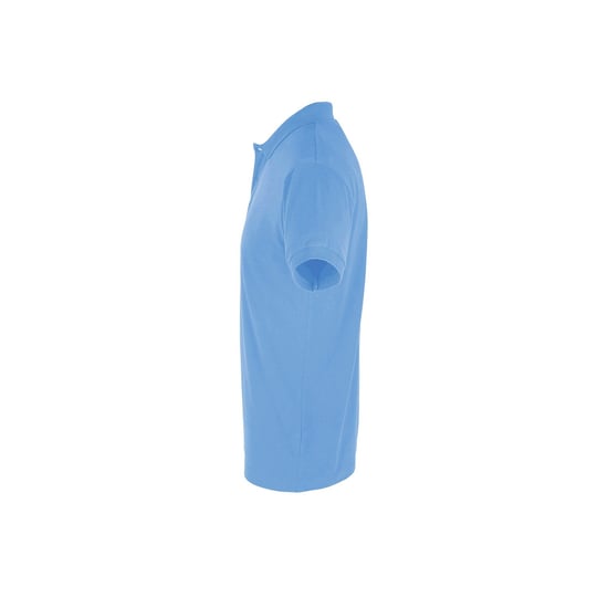 SOLS Heren Perfect Pique Korte Mouw Poloshirt (Hemelsblauw) - Image 5