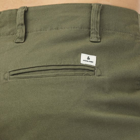 Men's Jack Jones Basic Chino Shorts in olive