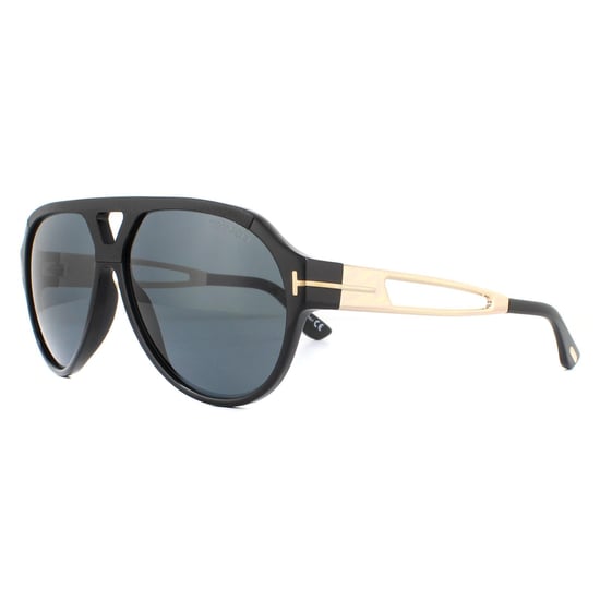 Tom Ford Sunglasses Paul FT0778 01A Shiny Black Smoke