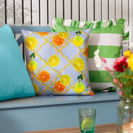 Wylder Nature Citrus Trellis Printed Outdoor Cushion Cover - Image 5