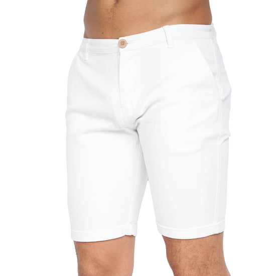 Crosshatch Heren Sinwood Chino Shorts (Wit) - Image 5