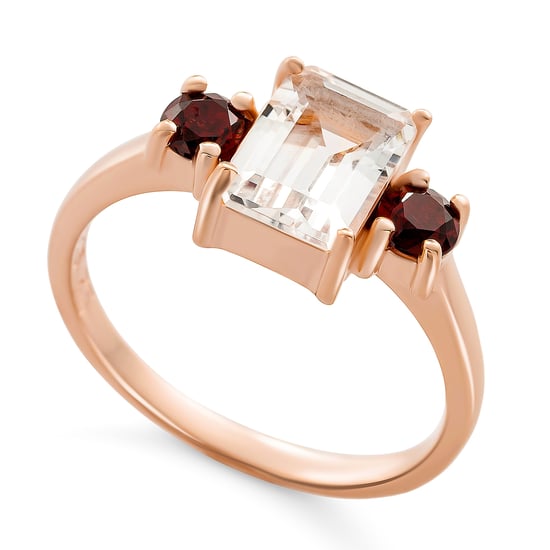 Orphelia 'Fira' Dames 925 Zilveren Ring - Roze ZR-7571/RG - Image 2