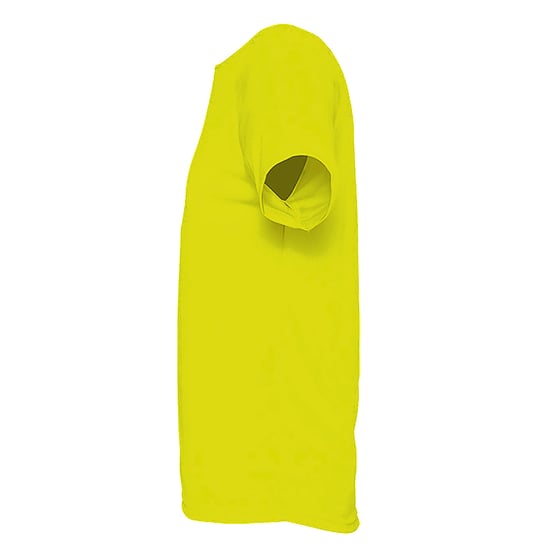 SOLS Mens Sporty Short Sleeve Performance T-Shirt (Neon Yellow) - Image 3