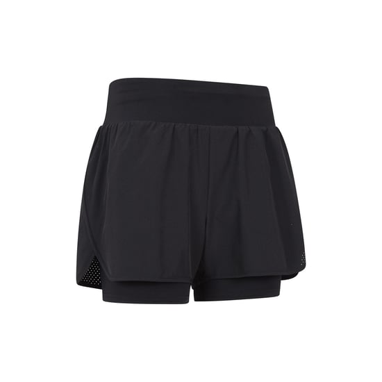 Mountain Warehouse Womens/Ladies Double Layered Running Shorts (Black) - Image 3