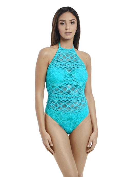 3974 Freya Sundance Underwired High Neck Swimsuit