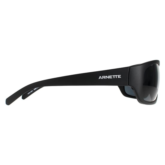 Arnette Rectangle Mens Transparent Grey Dark Grey Polarized Uka-Uka AN4290