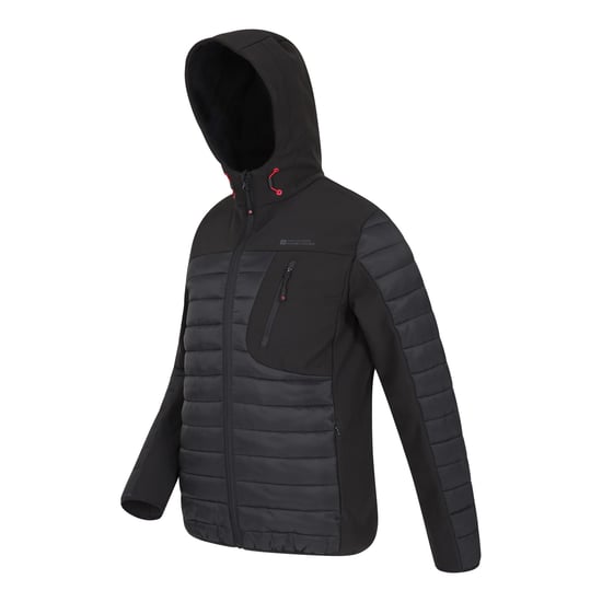 Mountain Warehouse Heren Turbine II gewatteerd Soft Shell jack (Zwart) - Image 3