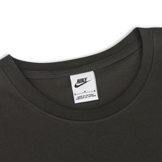 Nike Sportswear Men’s Standard Issue T-Shirt Dark Smoke Grey - Image 3
