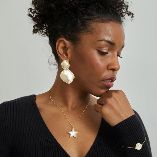 Earrings Luxenter Hamada 18 Kts Yellow Gold finish