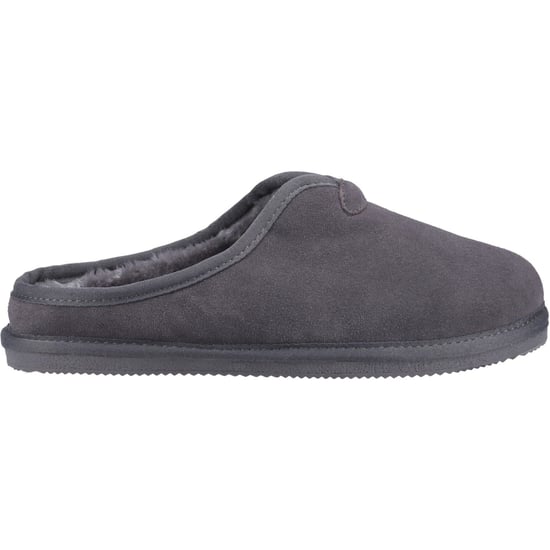 Hush Puppies Conrad Suede Men's Grey Slippers - Image 5