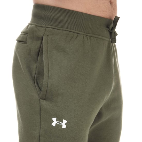 Men's Under Armour UA Rival Cotton Joggers in Khaki