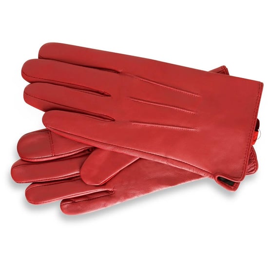 Barneys Originals Red Classic Leather Glove