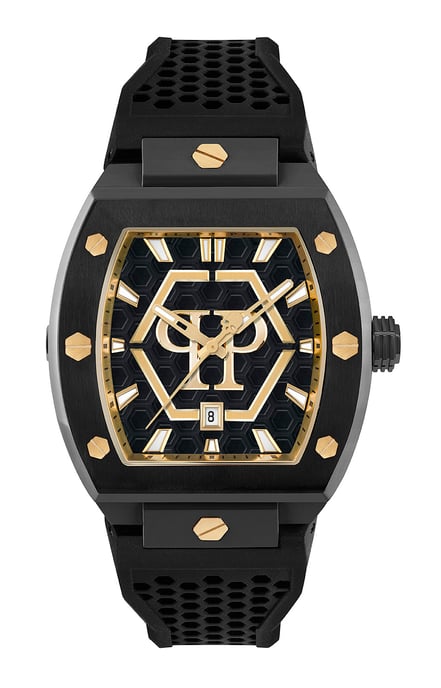 Philipp Plein The Hexagon Phantom Heren Horloge Zwart PWPUA0224 - Image 1