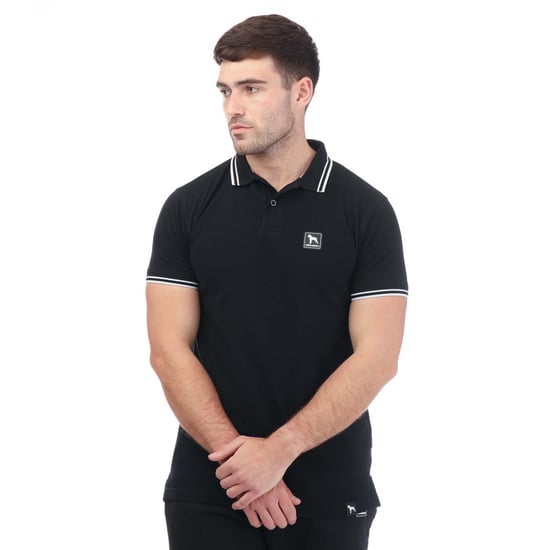 Men's One True Saxon Dixon Polo Shirt in Black - Image 1
