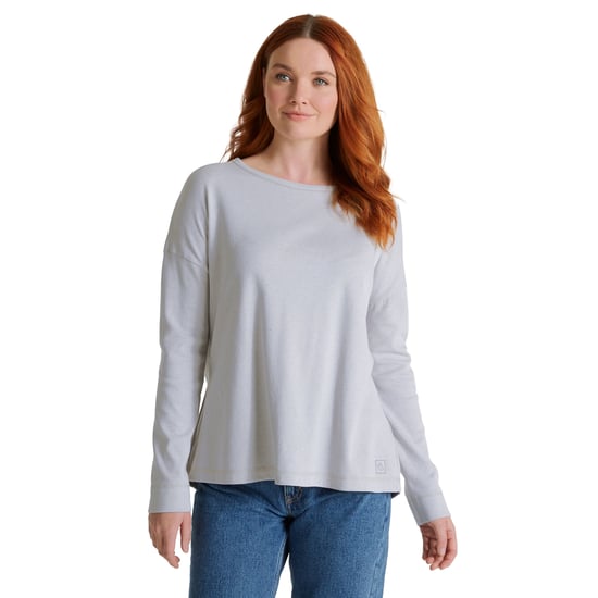 Craghoppers Womens/Ladies Forres Long-Sleeved T-Shirt (Lunar Grey Marl)