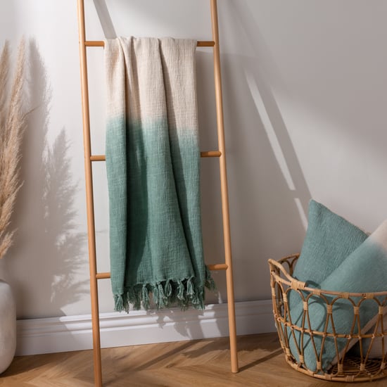 Yard Mizu Dip Dye Fringed Throw