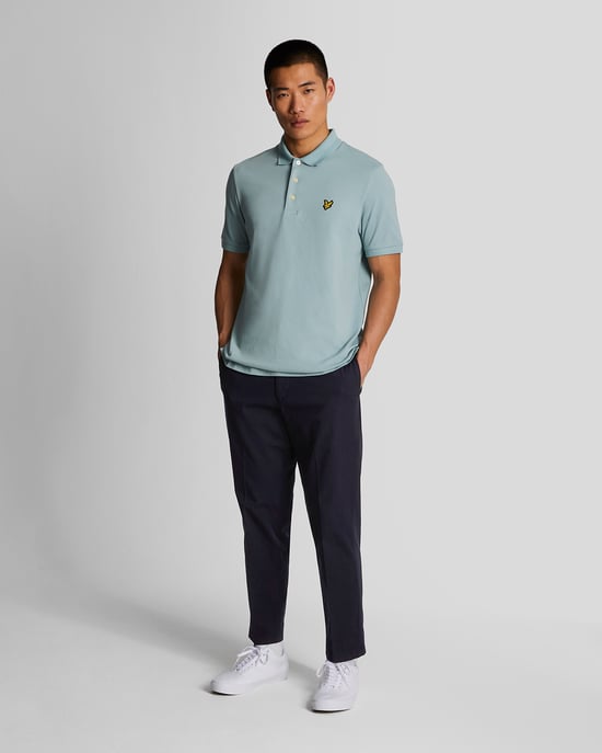 Lyle & Scott Rally Tipped Poloshirt voor heren in blauw - Image 2
