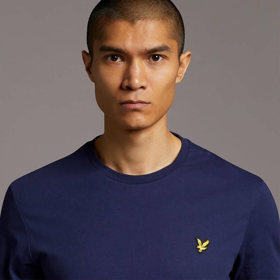 Lyle & Scott Tee SS Plain T-Shirt Blauw - Image 4