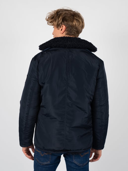 Guess Jacket Reversible Men's Blue