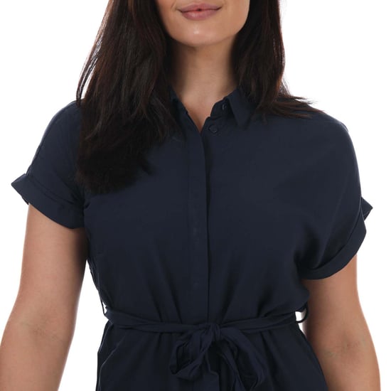 Women's Vero Moda Easy SS Shirt Dress in Navy