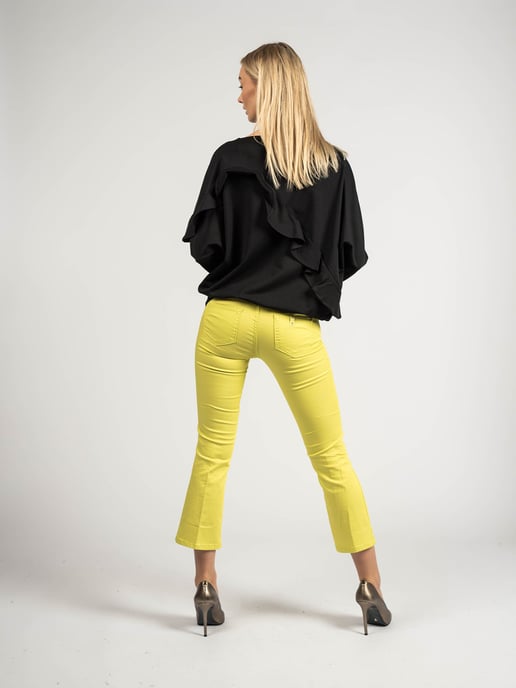 Liu-Jo Jeans Glam Woman's Yellow - Image 4