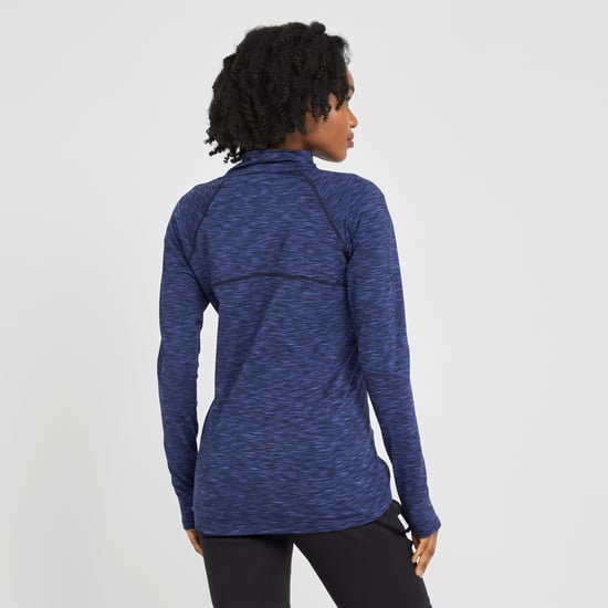 North Ridge Women's Ainslie Half Zip Fleece with Active Fit and Thumbhole Sleeves
