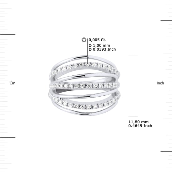 DIADEMA - Ring - Prestige Jewelery - Diamonds - White Gold